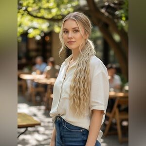 ( Boss Up) Wrap Ponytail Hair Extension -  Blonde (613)